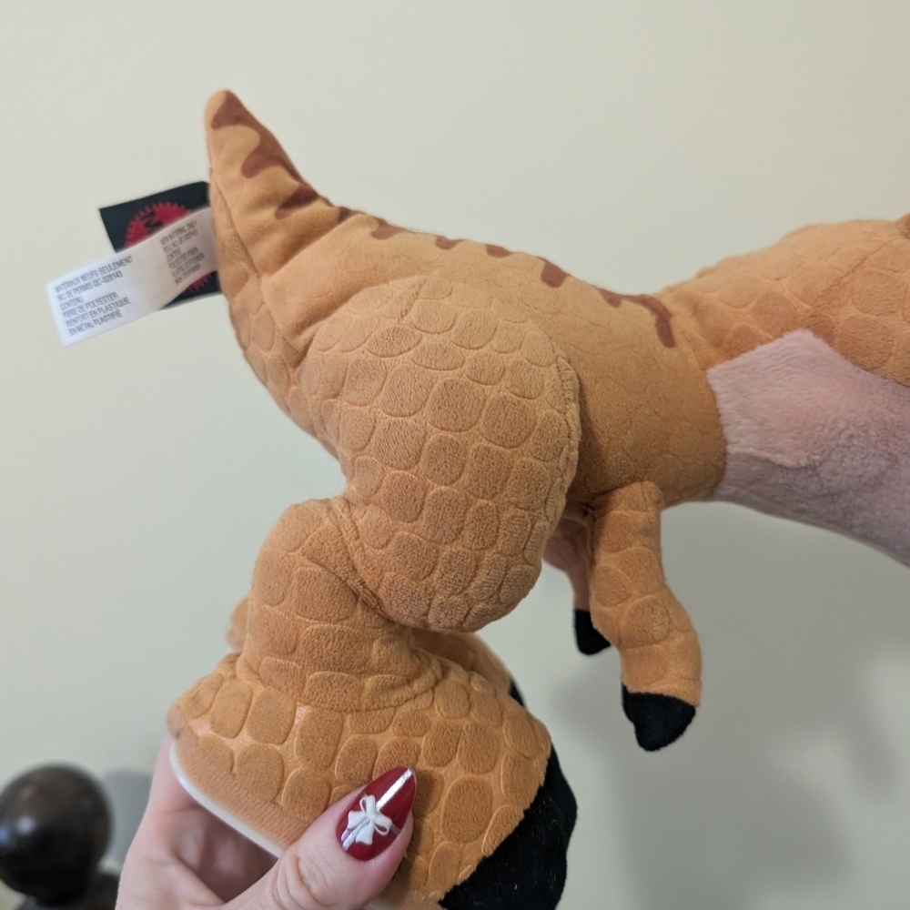 Brown Dinosaur Plush Toy - Picture 7 of 9